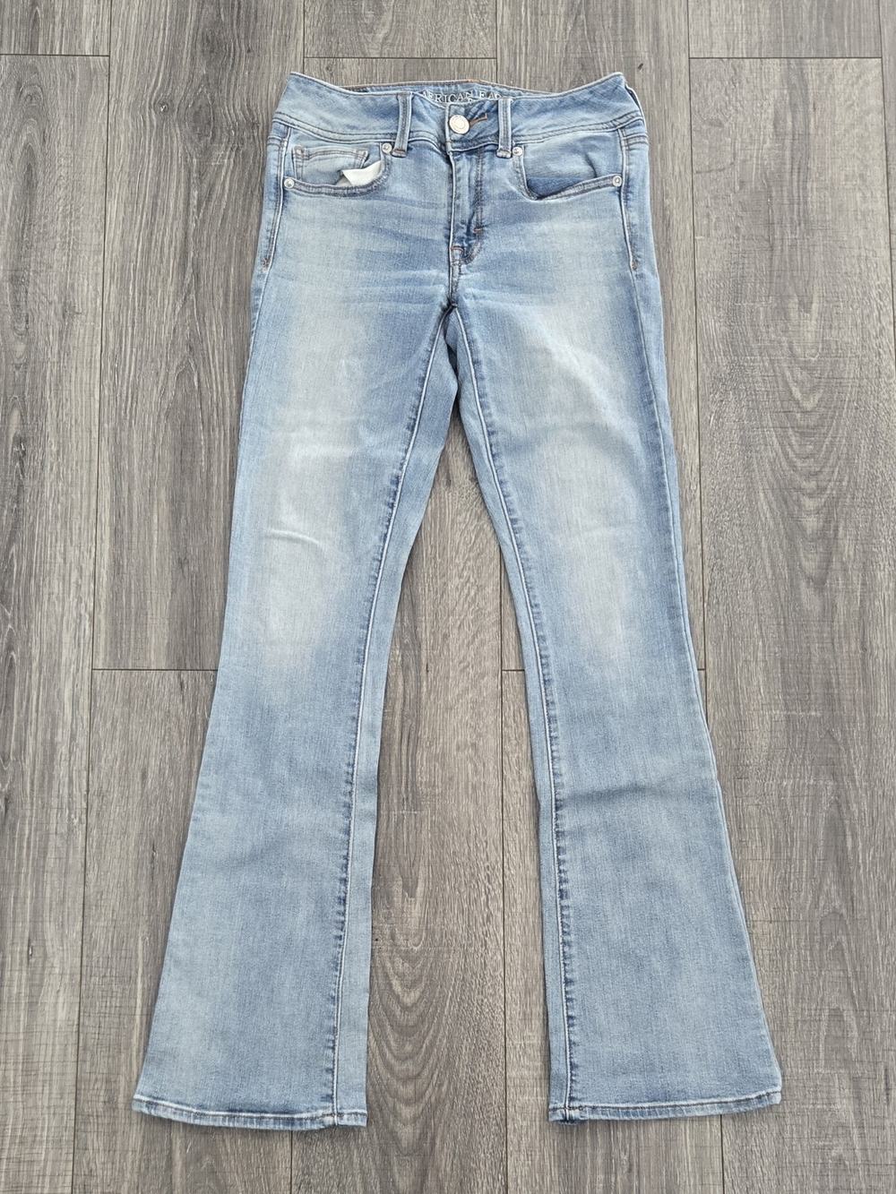 American Eagle Outfitters Light Blue Flare Jeans
